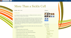 Desktop Screenshot of morethanasicklecell.blogspot.com