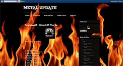 Desktop Screenshot of new-metal-release.blogspot.com