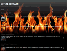 Tablet Screenshot of new-metal-release.blogspot.com