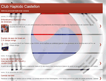 Tablet Screenshot of clubhapkidocastellon.blogspot.com