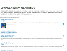 Tablet Screenshot of medicubacanarias.blogspot.com