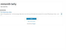 Tablet Screenshot of minismithbelly.blogspot.com