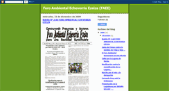 Desktop Screenshot of foroambientalecheverriaezeiza.blogspot.com