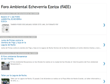 Tablet Screenshot of foroambientalecheverriaezeiza.blogspot.com