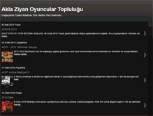 Tablet Screenshot of aklaziyanoyuncular.blogspot.com
