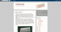 Desktop Screenshot of creattivando.blogspot.com