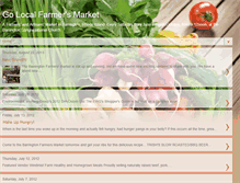 Tablet Screenshot of golocalfarmersmarket.blogspot.com