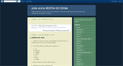 Desktop Screenshot of albaliciarecetasdecocina.blogspot.com