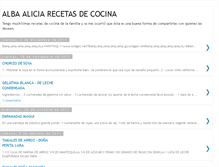 Tablet Screenshot of albaliciarecetasdecocina.blogspot.com