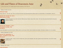 Tablet Screenshot of deaconessjane.blogspot.com