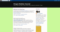 Desktop Screenshot of oregonoutdoorjournal.blogspot.com