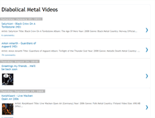 Tablet Screenshot of diabolicalmetalvideos.blogspot.com