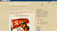 Desktop Screenshot of debellocivili-teo.blogspot.com