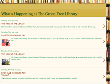 Tablet Screenshot of greenfreelibrary.blogspot.com