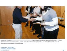 Tablet Screenshot of diplomadoseducacionsolidaria.blogspot.com