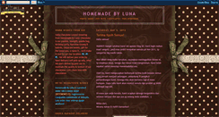 Desktop Screenshot of homemadebyluna.blogspot.com