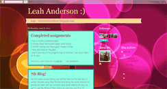 Desktop Screenshot of leahanderson16.blogspot.com