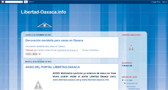 Desktop Screenshot of libertad-oaxaca.blogspot.com