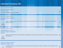 Tablet Screenshot of libertad-oaxaca.blogspot.com