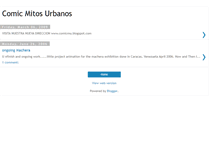 Tablet Screenshot of comicmitosurbanos.blogspot.com