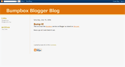 Desktop Screenshot of bumpboxbloggerblog.blogspot.com