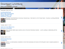 Tablet Screenshot of downtownlynchburg.blogspot.com