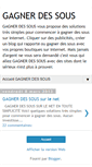 Mobile Screenshot of gagne-sous.blogspot.com