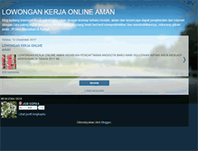 Tablet Screenshot of kerjaonlineaman2013.blogspot.com