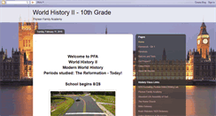 Desktop Screenshot of pfaworldhistoryii.blogspot.com