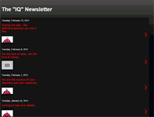 Tablet Screenshot of ainewsletter.blogspot.com
