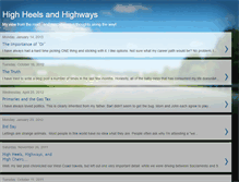 Tablet Screenshot of highheelsandhighways.blogspot.com