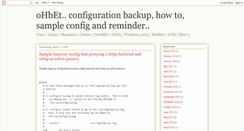 Desktop Screenshot of configs.blogspot.com