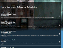 Tablet Screenshot of mm-homemortgagerefinancecalculator.blogspot.com