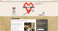 Desktop Screenshot of heartandhandfestival.blogspot.com