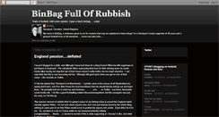 Desktop Screenshot of binbagfullofrubbish.blogspot.com