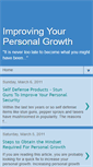 Mobile Screenshot of improvingyourpersonalgrowth.blogspot.com