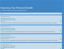 Tablet Screenshot of improvingyourpersonalgrowth.blogspot.com