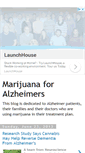 Mobile Screenshot of marijuanaforalzheimers.blogspot.com