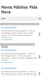 Mobile Screenshot of novoshabitosvidanova.blogspot.com