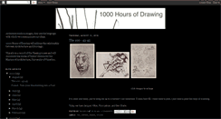 Desktop Screenshot of 1000hoursofdrawing.blogspot.com