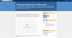 Desktop Screenshot of progressivedemocratsofworcester.blogspot.com