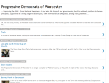 Tablet Screenshot of progressivedemocratsofworcester.blogspot.com