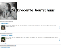 Tablet Screenshot of debrocantehoutschuur.blogspot.com