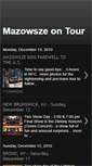 Mobile Screenshot of mazowszeontour.blogspot.com
