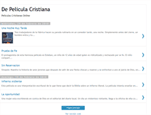 Tablet Screenshot of depeliculacristiana.blogspot.com