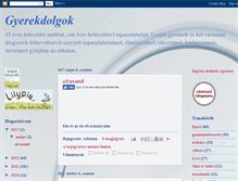 Tablet Screenshot of gyerekdolgok.blogspot.com