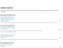 Tablet Screenshot of johancoens.blogspot.com
