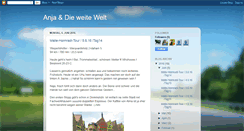 Desktop Screenshot of anjaunddieweitewelt.blogspot.com