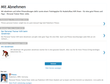 Tablet Screenshot of mit-abnehmen.blogspot.com
