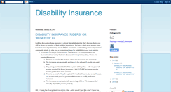 Desktop Screenshot of disabilityprotection.blogspot.com